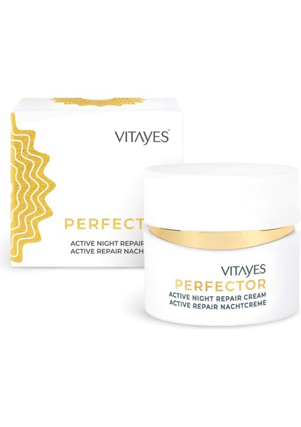 Vıtayes Perfector Yaşlanma Karşıtı Yoğun Nemlendirici Gece Kremi Dna Onarım Mekanizmasını Uyaran Etkili Formül, 50 ml modelleri