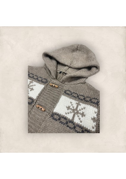 Düğmeli Kapüşonlu Hırka modelleri