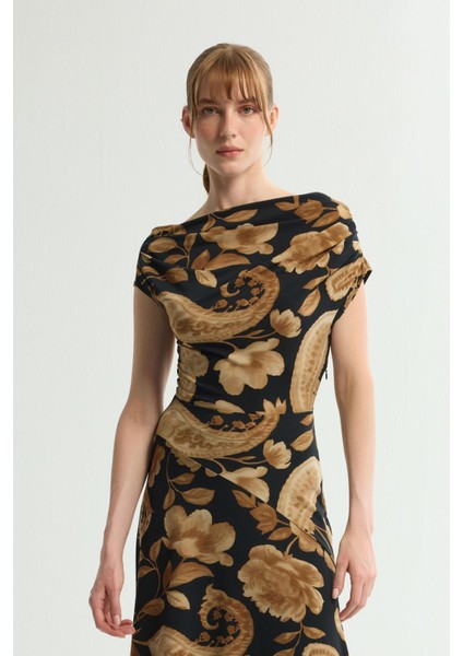 Desenli Örme Elbise Emp.khv 124L9410001 fırsatları