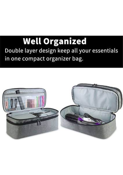 Revlon One Step Al 1.0 / Plus 2.0 Saç Şekillendirme Aleti Saklama Çantası Çift Katmanlı Polyester El Çantası - Pembe (Yurt Dışından) modelleri