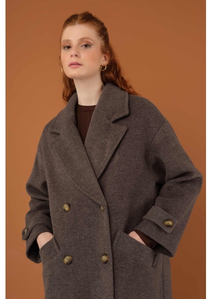 Kolu Apolet Detaylı Kaban Kahve