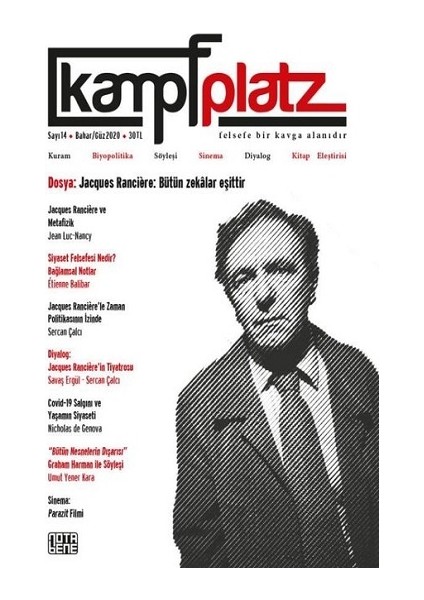 Kampfplatz Sayı 14 - Nota Bene Dergisi