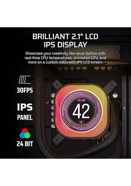 Icue Lınk Tıtan 360 Rx LCD Aıo, 360MM Radiator, Liquid Cpu Cooler (CW-9061023-WW) fırsatları