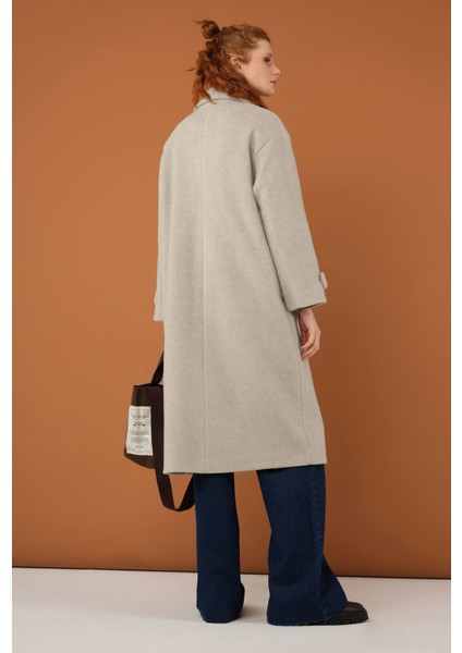 Kolu Apolet Detaylı Kaban Bej