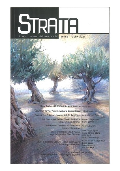 Strata: Ilişkisel Sosyal Bilimler Dergisi Sayı: 3 Ocak 2020