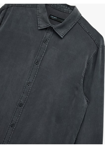 Regular Fit Uzun Kollu Düğmeli Klasik Yaka Gömlek modelleri