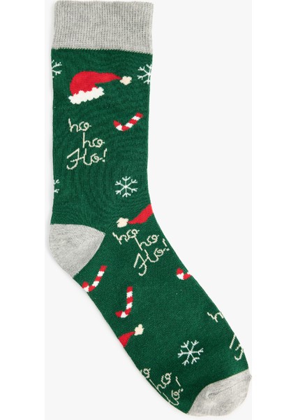 Yılbaşı Temalı Soket Çorap