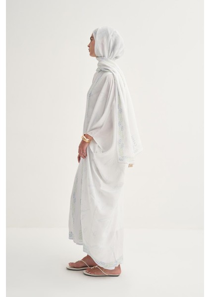 Aurella Floş Kaftan Soft Mavi fiyatları