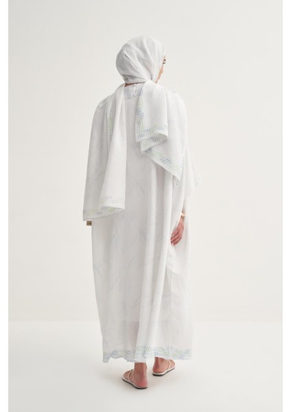 Aurella Floş Kaftan Soft Mavi modelleri