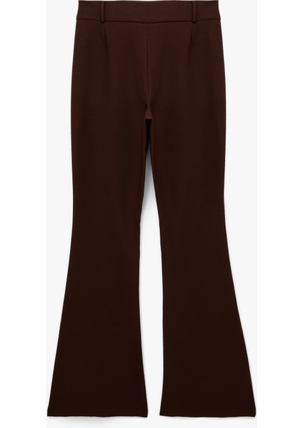 Slim Fit Çift Düğmeli Ispanyol Paça Pantolon fiyatları