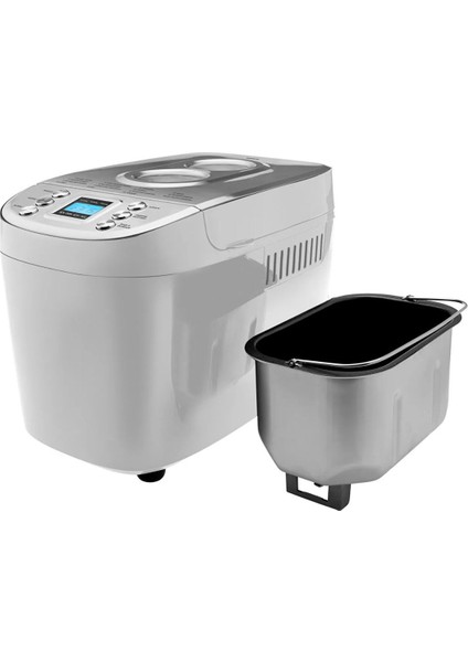 45 Farklı Tarif Kitabı ile 15 Programlı Zaman Ayarlı Inox Paslanmaz Gövdeli Tam Otomatik Ekmek & Reçel Yapma , Hamur Yoğurma Makinesi + Hassas Mutfak Tartısı