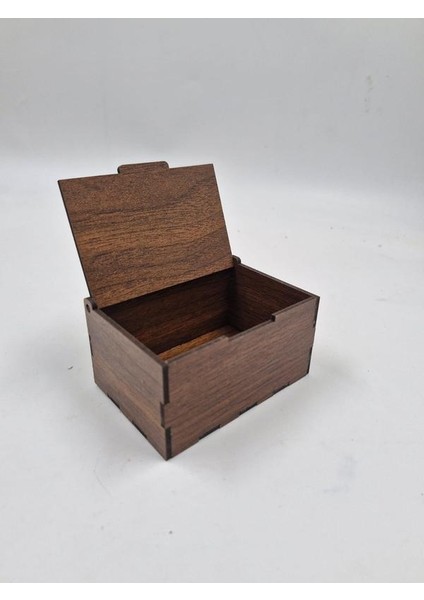 Ahşap Dekoratif Kutu 10 cm x 7 cm x 5 cm