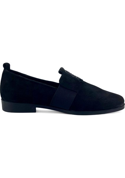 710 25KA Kadın Günlük Ayakkabı Siyah Nubuk modelleri