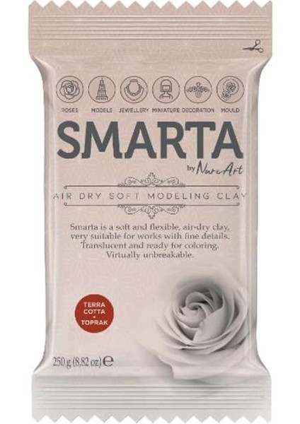 Hava ile Kuruyan Yumuşak Model Hamuru 250GR Beyaz 16