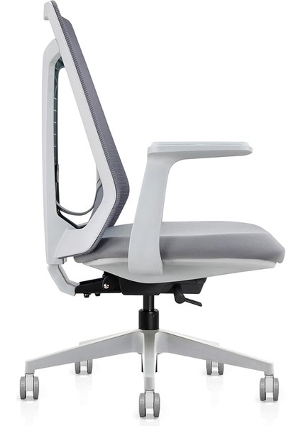 XD-1011 Fileli Çalışma Koltuğu Gri