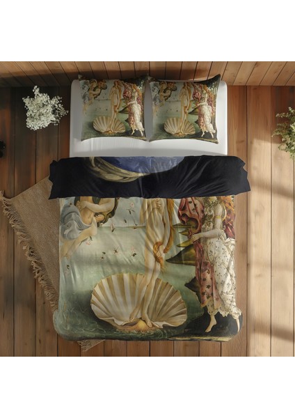 Inci Küpeli Kız & Venüs'ün Doğuşu Çift Taraflı Nevresim Takımı - 200 cm x 220 cm indirimleri