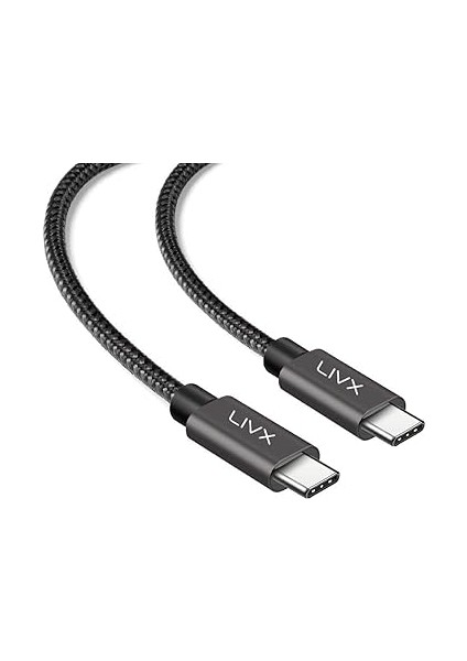 Solid 100W 5A Type C To Type C 2 Metre Hızlı Şarj ve Data Kablosu Halat Örgülü Space Gray fiyatları