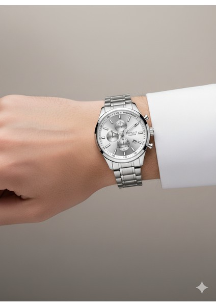 Ferucci Ferrucci Erkek Kol Saati Gümüş(Silver) Renk, Gümüş Kadran - Şık Metal Kordon, 2 Yıl Garantili modelleri