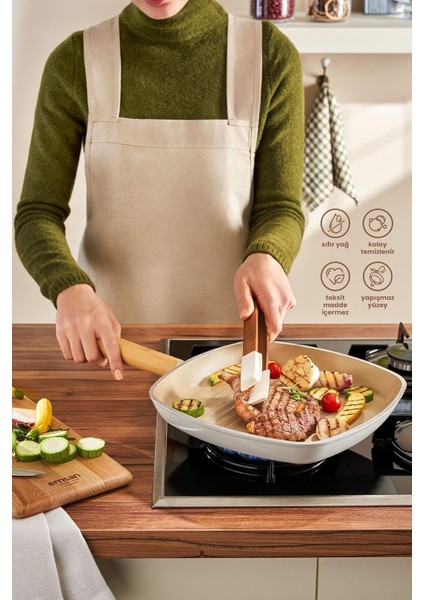 Crystal Kare Tava 24 cm