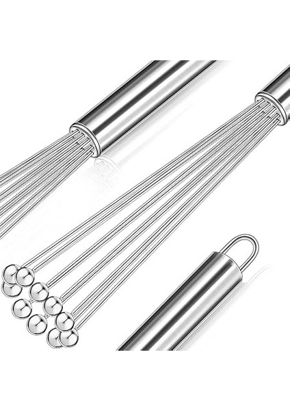 Home Paslanmaz Çelik Boncuk Çırpıcı – Ergonomik Tasarım, Dayanıklı ve Pratik Mutfak Çırpma Teli, Yumurta, Süt, Krema, Sos, Hamur Karıştırıcı, Profesyonel ve Ev Kullanımı Için (33 Cm) fırsatları