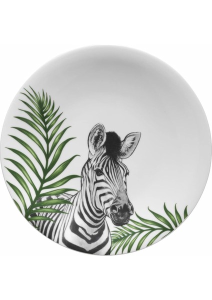 Doğadakiler 27 cm Servis Tabağı Zebra ZG27DU470102893