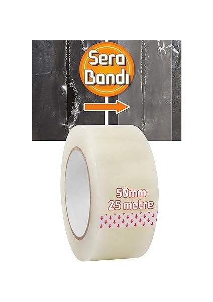 Sera Bandı Sera Naylonu Tamir Bandı Uv Dayanıklı Yüksek Yapışkan Pe Greenhouse Tape 50MM x 25 Metre fiyatları
