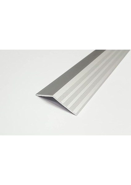 Eşik Profili Parke Zemin Geçiş Profili Kapı Eşikliği Gri Seviye Profili 90 cm Uzunluk