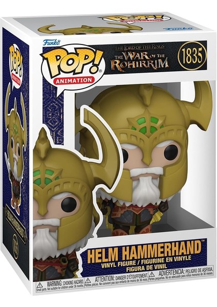 Pop Animation: War Of The Rohirrim- Helm Hammerhand Figür