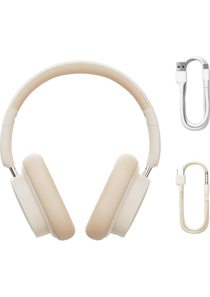 D05 Bluetooth Headphone- Kremsi Beyaz