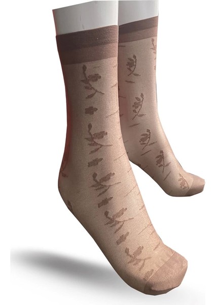 Flavour Kadın Begonya Dizaltı Çorap