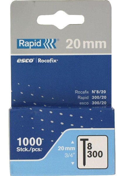 Çiviler Tip 8/20 Mm, 1000 Adet Kutu, 11901720