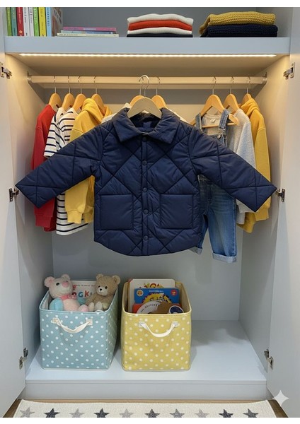 Çocuk Lacivert Kapitone Şişme Mont Çocuk Kışlık Mont fiyatları