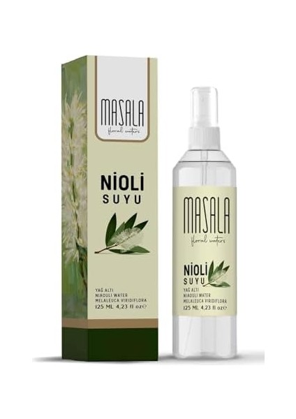 Masala Saf Nioli Suyu 125 ML%100 Doğal Yağlı Hidrosol - Tonik Niaouli Water Hydrosol Tonic fiyatları