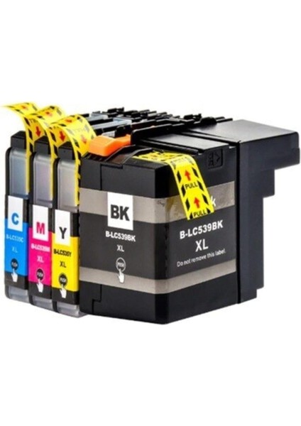 Brother LC535XL-539XL DCP-J105 4 Renk Takım Set