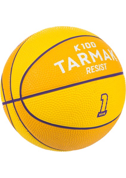Çocuk Mini Basketbol Topu - Sarı - 1 Numara - K100
