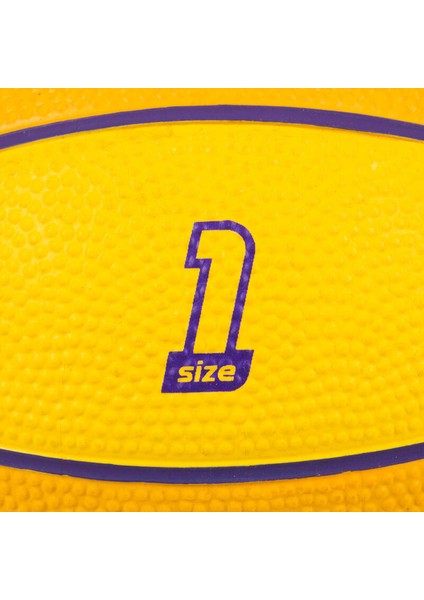 Çocuk Mini Basketbol Topu - Sarı - 1 Numara - K100 modelleri