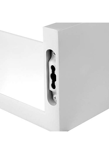 Duvar Rafları, 3&apos;lü Set, U Şeklinde Yüzer Raflar, Çok Parlak Yüzey, Yaratıcı Fikirler, Mdf&apos;den Yapılmış Depolama Rafı, Beyaz LWS40WT modelleri