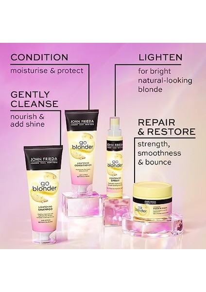 John Frieda Sheer Blonde Go Blonder Seyahat Boy Saç Kremi 75 ml fiyatları