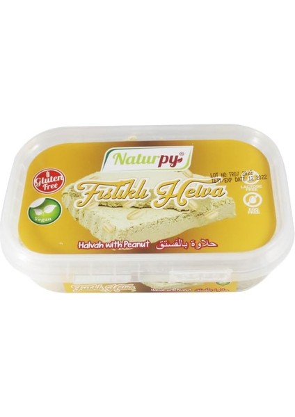 Naturpy Glutensiz Vegan Fıstıklı Helva