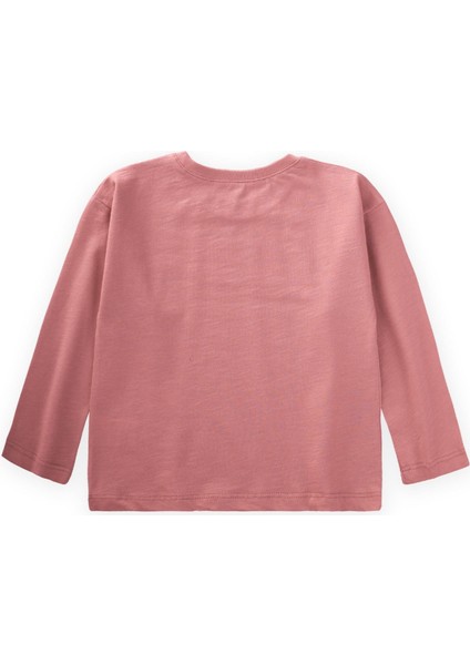 Etiket Detaylı Mevsimlik T-Shırt 2-10 Yaş K Pembe fiyatları