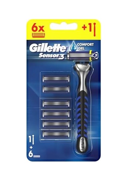 Gillette Sensor3 Tıraş Makinesi Plus 6 Bıçak fiyatları