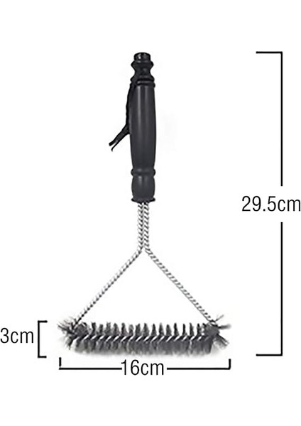 Izgara Fırçası, Izgaralar, Mutfak Aksesuarları Için Üçgen Temizleme Fırçası, Tel Kıllı Alet Izgaraların Kirlerini Ovmak ve Temizlemek Için modelleri