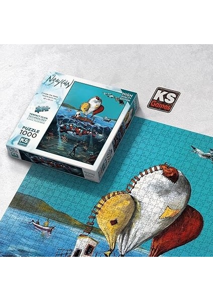 Under The Water 1000 Parça Puzzle -Ks Puzzle modelleri