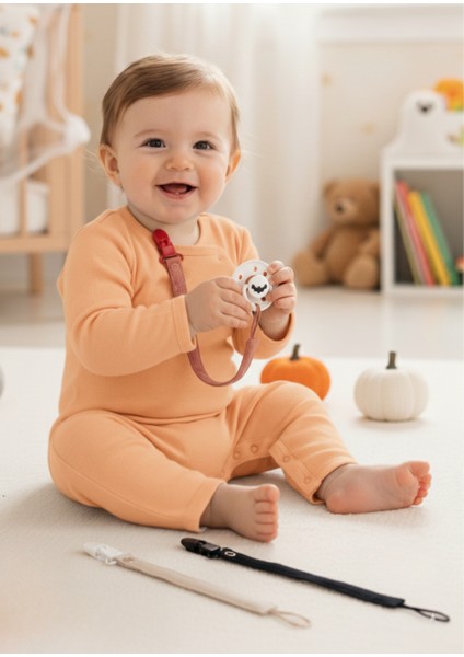 Halloween Bebek Emzik Askısı Seti %100 Pamuk, Plastik Klips fiyatları