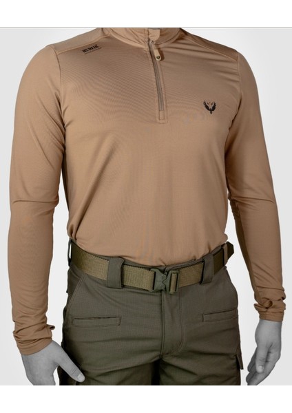 Taktik Tshirt Uzun Kol Ilgın Kayote Brown