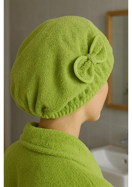 CottonVerse Saç Kurulama Bonesi – %100 Pamuk , Fiyonklu indirimleri