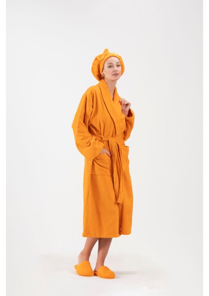 CottonVerse Saç Kurulama Bonesi – %100 Pamuk , Fiyonklu