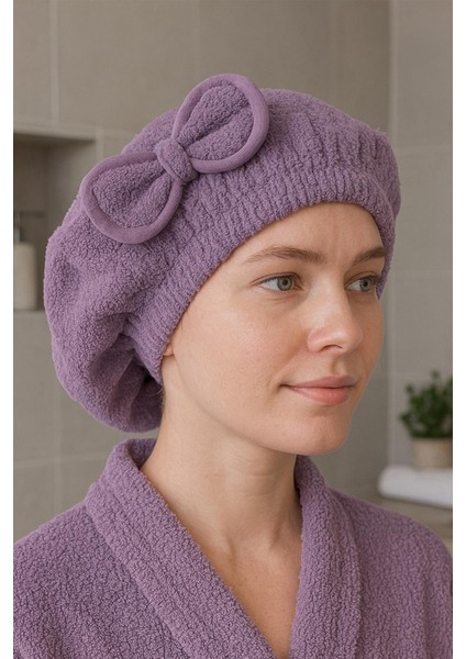 CottonVerse Saç Kurulama Bonesi – %100 Pamuk , Fiyonklu modelleri