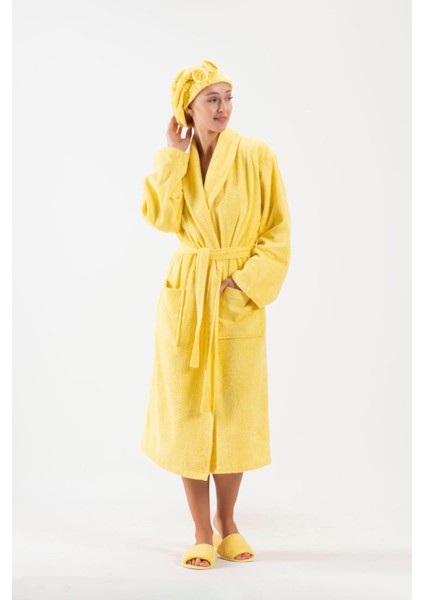 CottonVerse Saç Kurulama Bonesi – %100 Pamuk , Fiyonklu