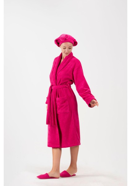 CottonVerse Saç Kurulama Bonesi – %100 Pamuk , Fiyonklu